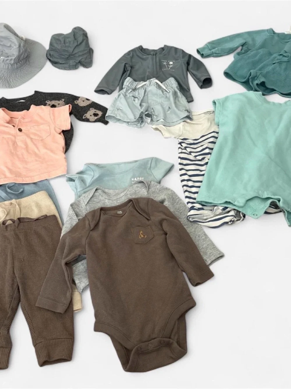 Baby Boy Clothing Bundle, 25 pieces, 3-6 month